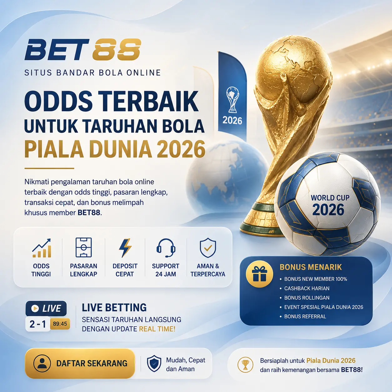 BET88 >> Situs Bandar Bola Online Odds Terbaik Untuk Taruhan Bola Piala Dunia 2026 - WooCommerce eCommerce